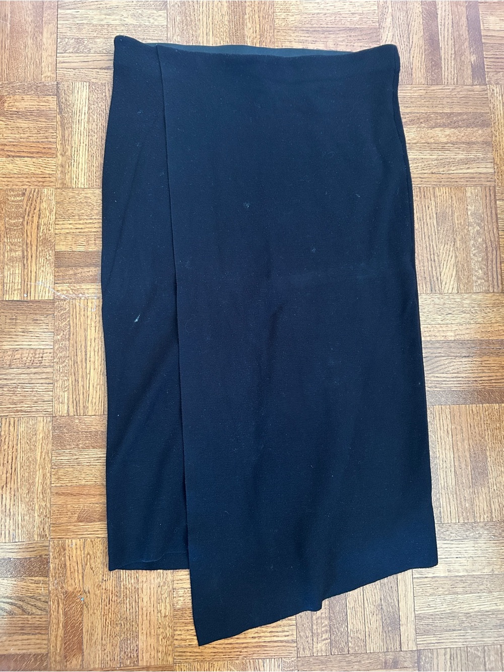 Classic Black Asymmetrical Skirt